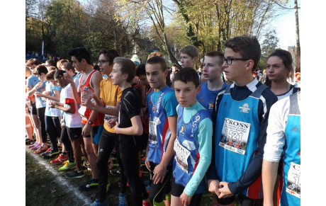 Les bleus sur le cross international à ALLONNES