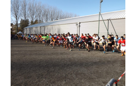 Les bleus sur les championnats de cross d'académie à CHARTRES