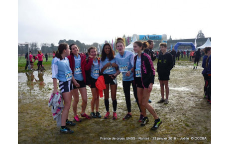Difficile les France UNSS de cross pour nos cadettes 