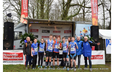 Les minimes s'imposent avec panache sur les régionaux de cross