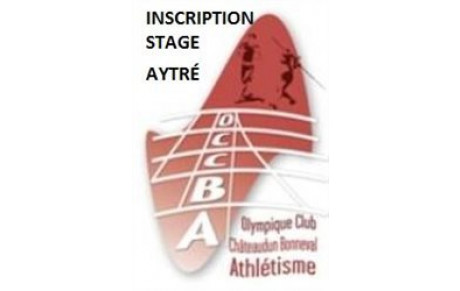 Inscriptions pour le stage d'avril, c'est le moment