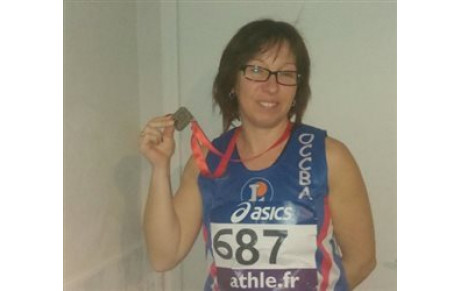 Aurore médaille d'argent aux nationaux masters en salle