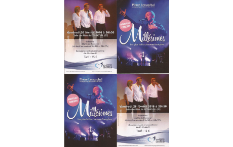 Concert MILLESIMES de Pierre LEMARCHAL à BONNEVAL 