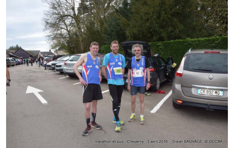 Les bleus à Cheverny par une belle matinée 