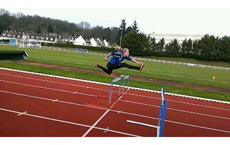 Pauline au stage CAP CENTRE à LE BLANC avec Lucas le Dunois