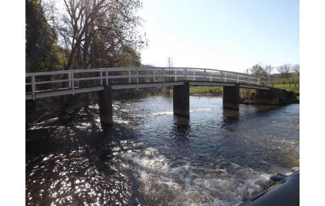 Reconnaissance du parcours du trail des Passerelles 