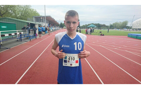 Gaël sur les France Unss, belle performance.