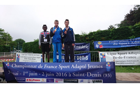 Un nouveau titre pour Gaël sur le 1500M au France jeune de la FSA