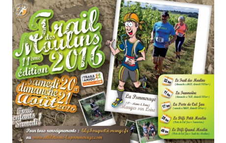 Le trail des Moulins dans le vignoble des Coteaux de la Loire