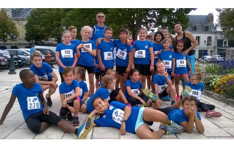 Le trail Urbain de CHATEAUDUN et les bleus dans la presse