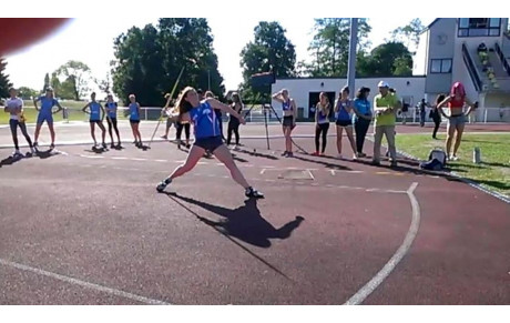Nouveau record régional au javelot pour Marine