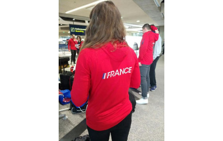 Marine dans le grand bain avec l'équipe de France