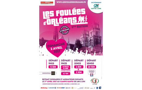 Les Foulées d'Orléans au menu dimanche 