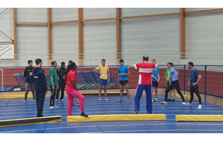Gaël et Théo en stage au CREPS de REIMS