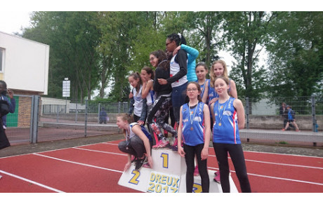 Les départementaux de piste des BE à DREUX avec des épreuves MI