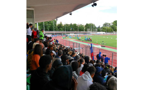 Marine en finale au javelot sur les championnats de France à DREUX