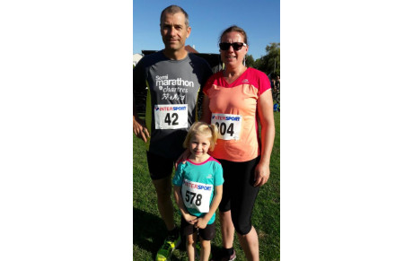 Une course en famille 