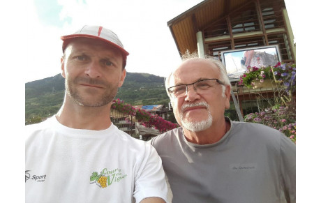Stéphane G et Guy ont le sourire, deux finishers à LA PLAGNE