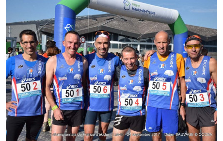 L'équipe des Masters dans le top 10 national aux France d'Ekiden