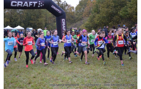 Le cross National de SERESVILLE avec un bilan honorable 