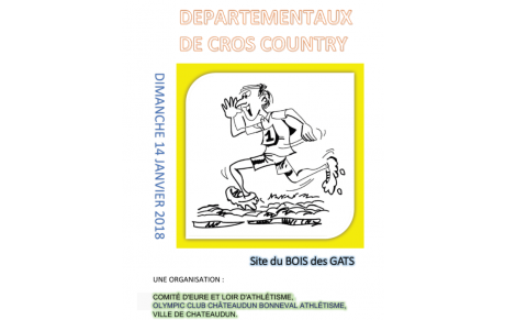 Engagements sur les départementaux de cross du 14/01/2018