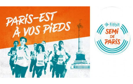 Son 1 er semi sur le Fitbit semi de Paris 