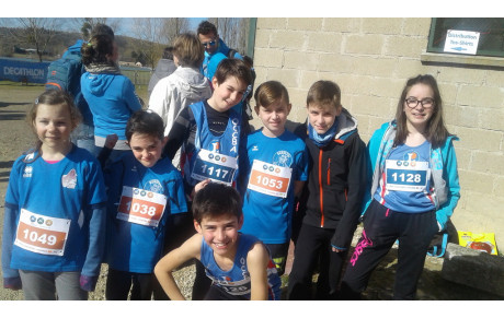 Les bleus sur le Trail Cloysien des 3 Rivières