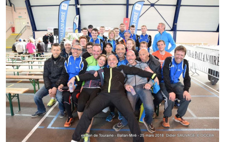 Les bleus ont fait le show sur l'Ekiden de Touraine 