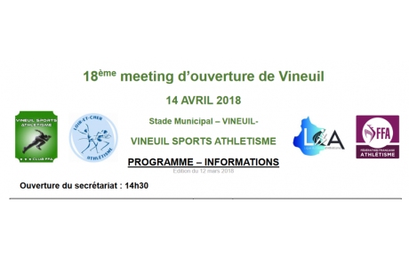 Début des sorties sur les meetings 