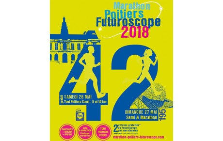 Au départ du semi marathon Poitiers-Futuroscope