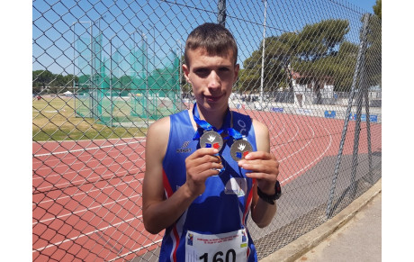 Deux podiums sur le France de piste du sport adapté 