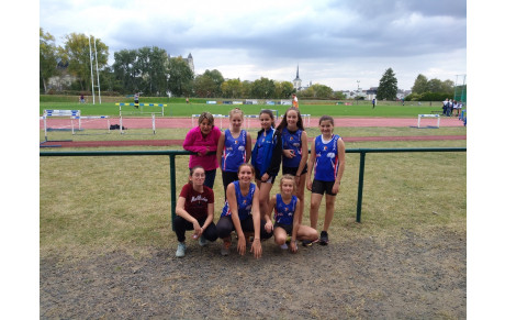 Benjamines à la finale interrégionale du challenge Equip’Athlé