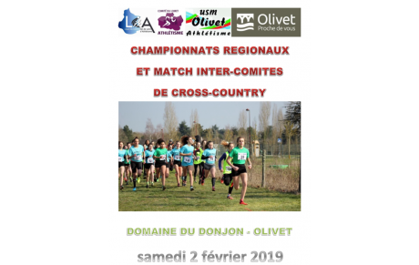 CHAMPIONNATS REGIONAUX ET MATCH INTER - COMITES DE CROSS - COUNTRY
